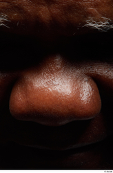 Face Skin Man Black Chubby Wrinkles Studio photo references